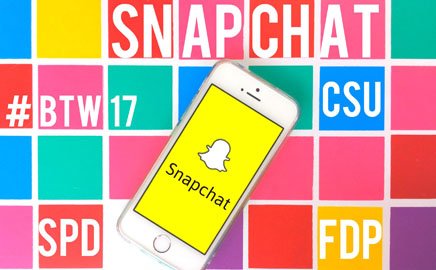 #btw17 | Campaigning on Snapchat? Parties and colourful images